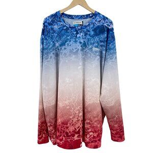 Magellan Men's Fish Gear cooling long sleeve shirt size 3X‎ Real tree wave